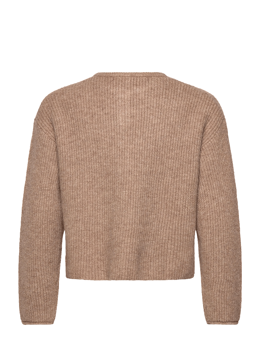 Mango - Knitted button cardigan - cardigans - medium brown - 1