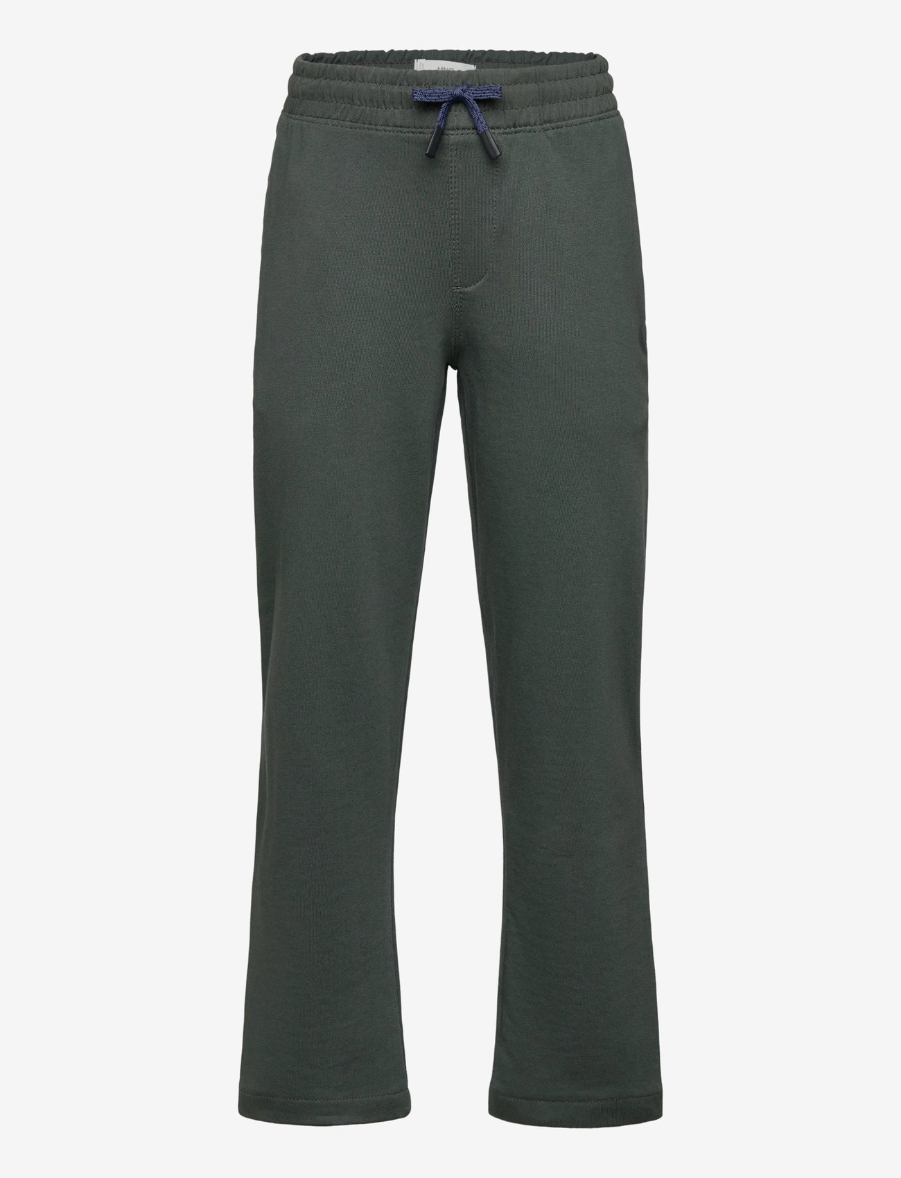 Mango - Cotton drawstring joggers - efterårstøj - beige - khaki - 0