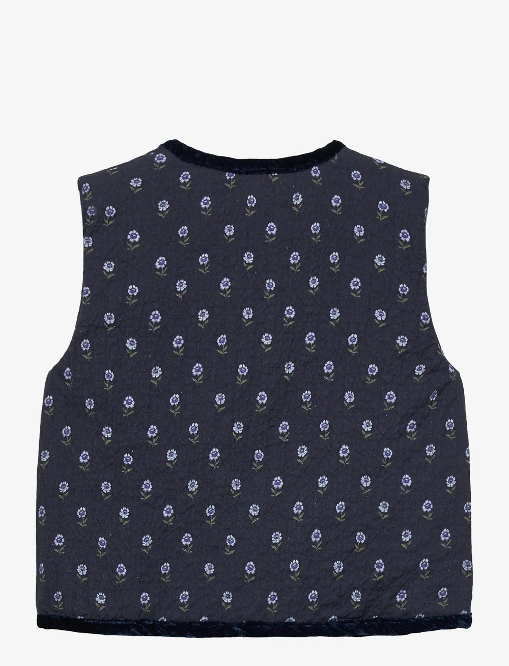 Mango - Floral quilted gilet - osta ikäryhmittäin - navy - 1