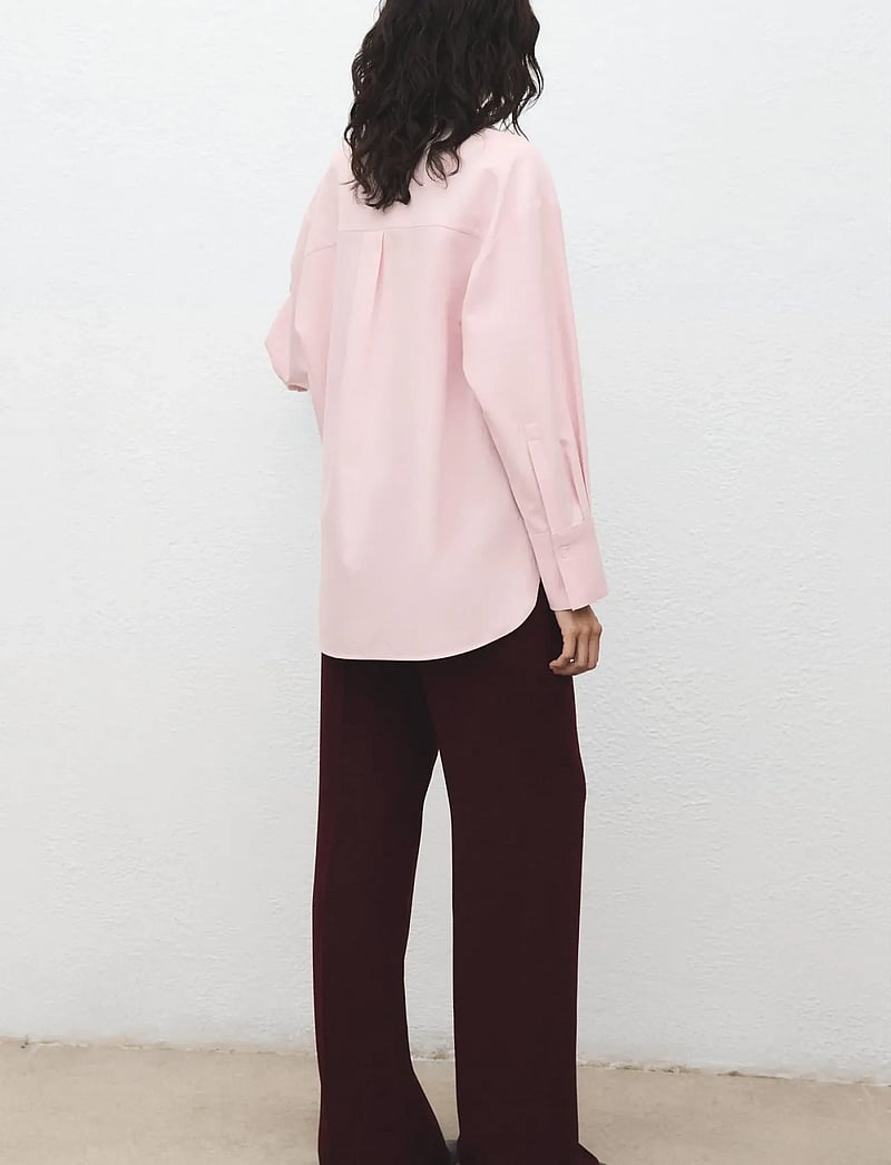 Mango - Pocket oversize shirt - langærmede skjorter - lt-pastel pink - 3