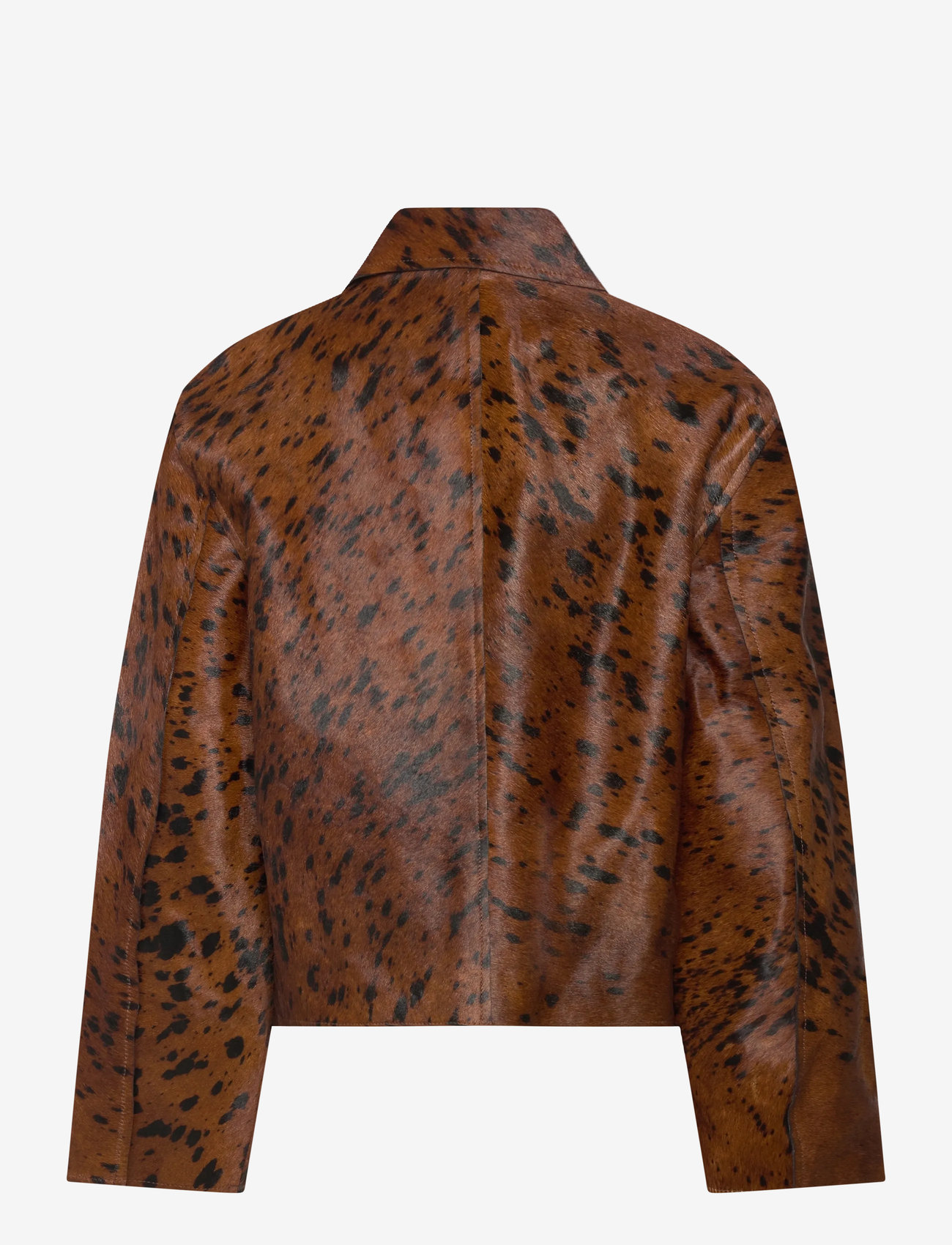 Mango - 100% leather fur jacket - skinnjackor - medium brown - 1