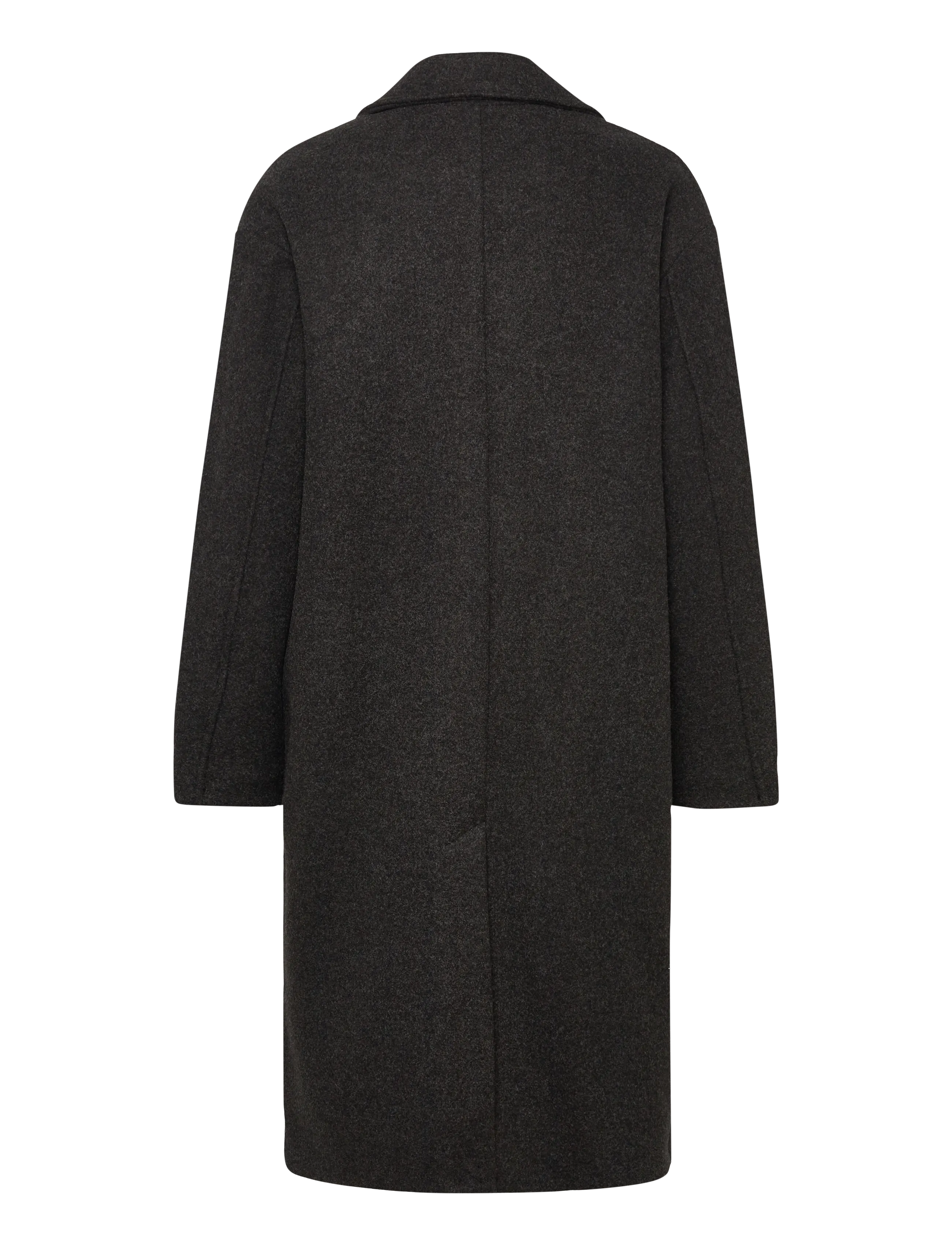 Mango - Double-breasted midi coat - vinterjakker - charcoal - 2