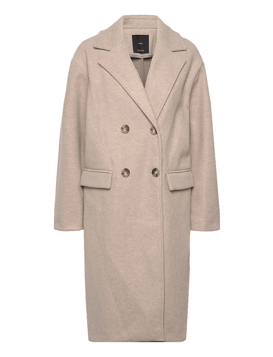 Mango - Double-breasted midi coat - winterjacken - medium brown - 1