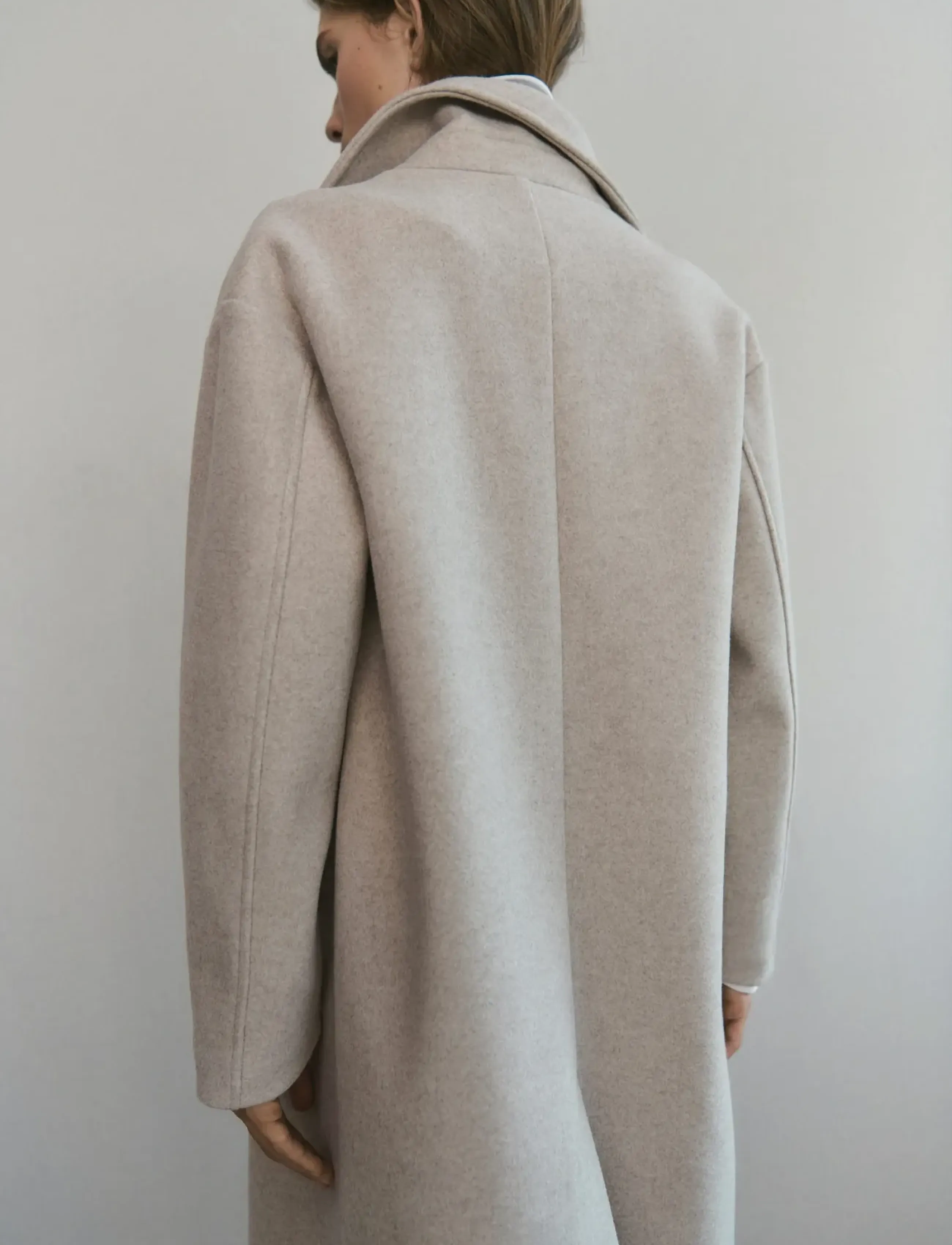 Mango - Double-breasted midi coat - uldfrakker - medium brown - 3
