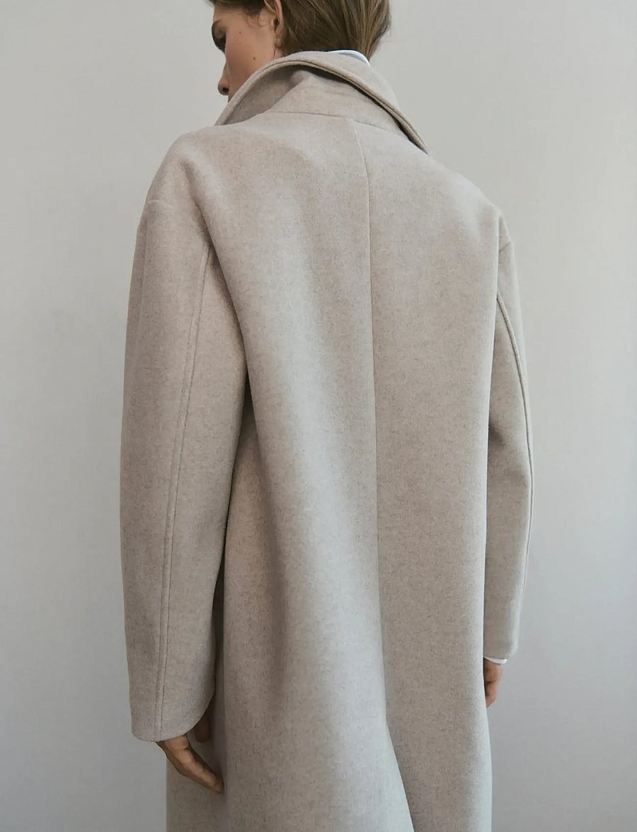 Mango - Double-breasted midi coat - winterjacken - medium brown - 3