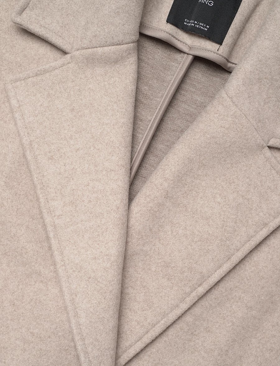 Mango - Double-breasted midi coat - winterjacken - medium brown - 4