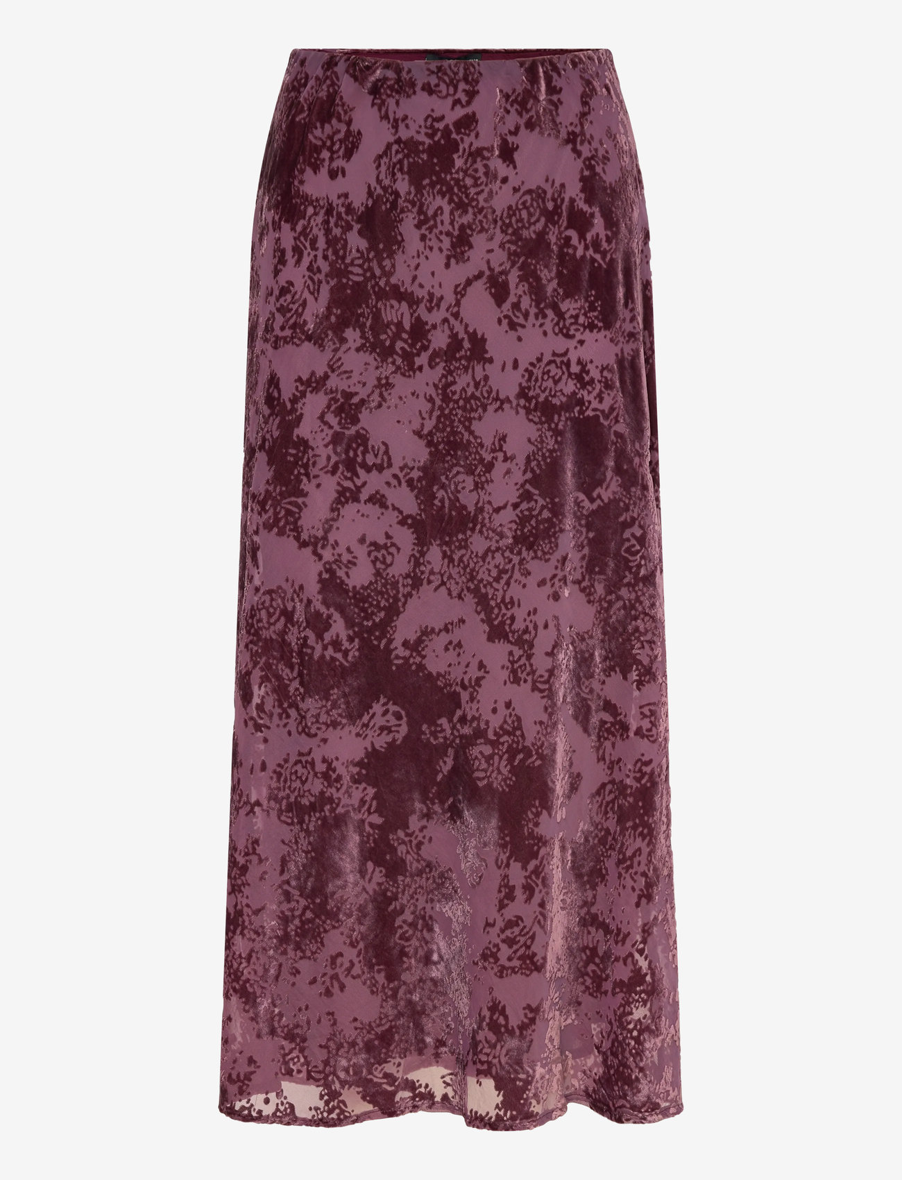 Mango - Long jacquard skirt - maksiseelikud - dark red - 0