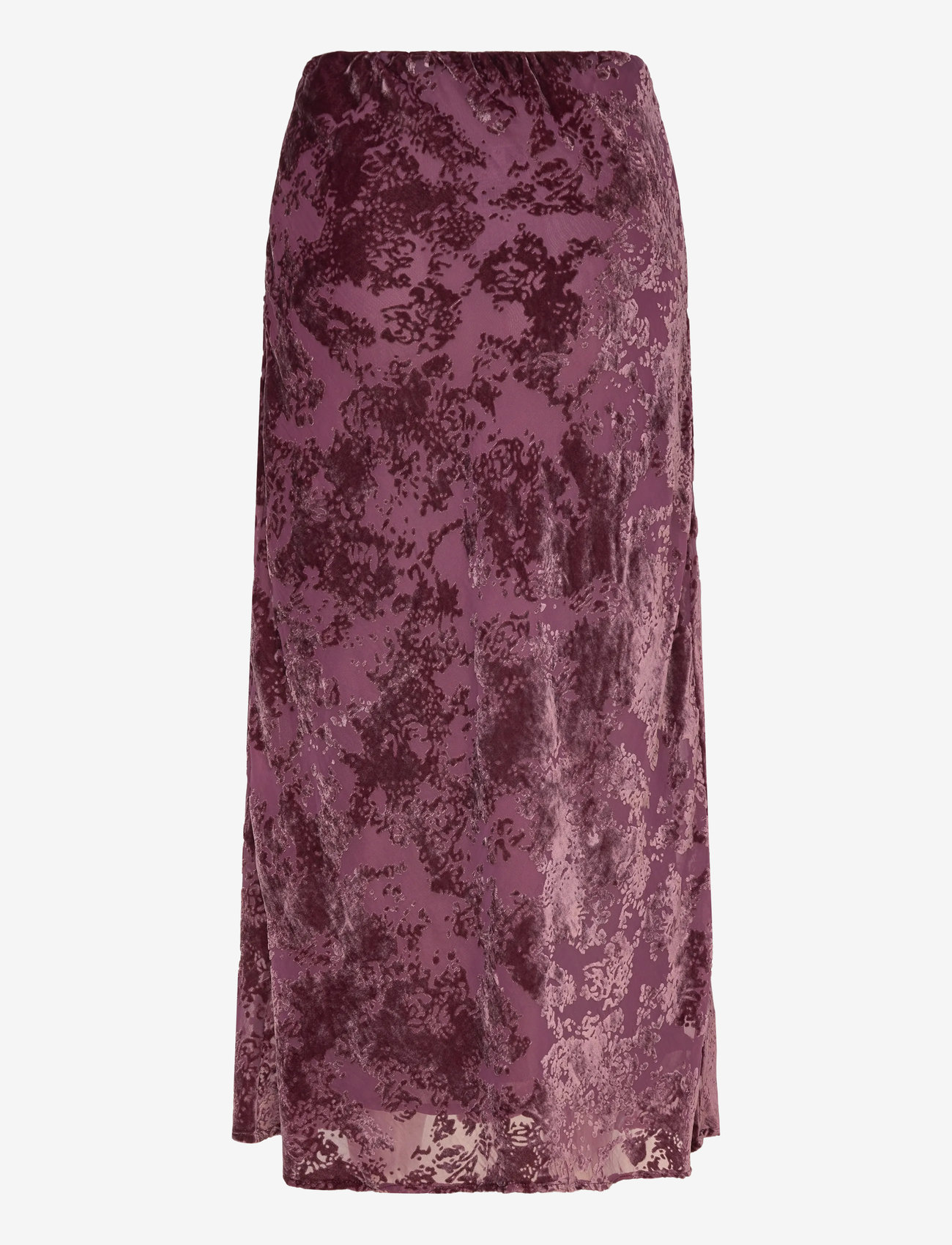 Mango - Long jacquard skirt - maksiseelikud - dark red - 1