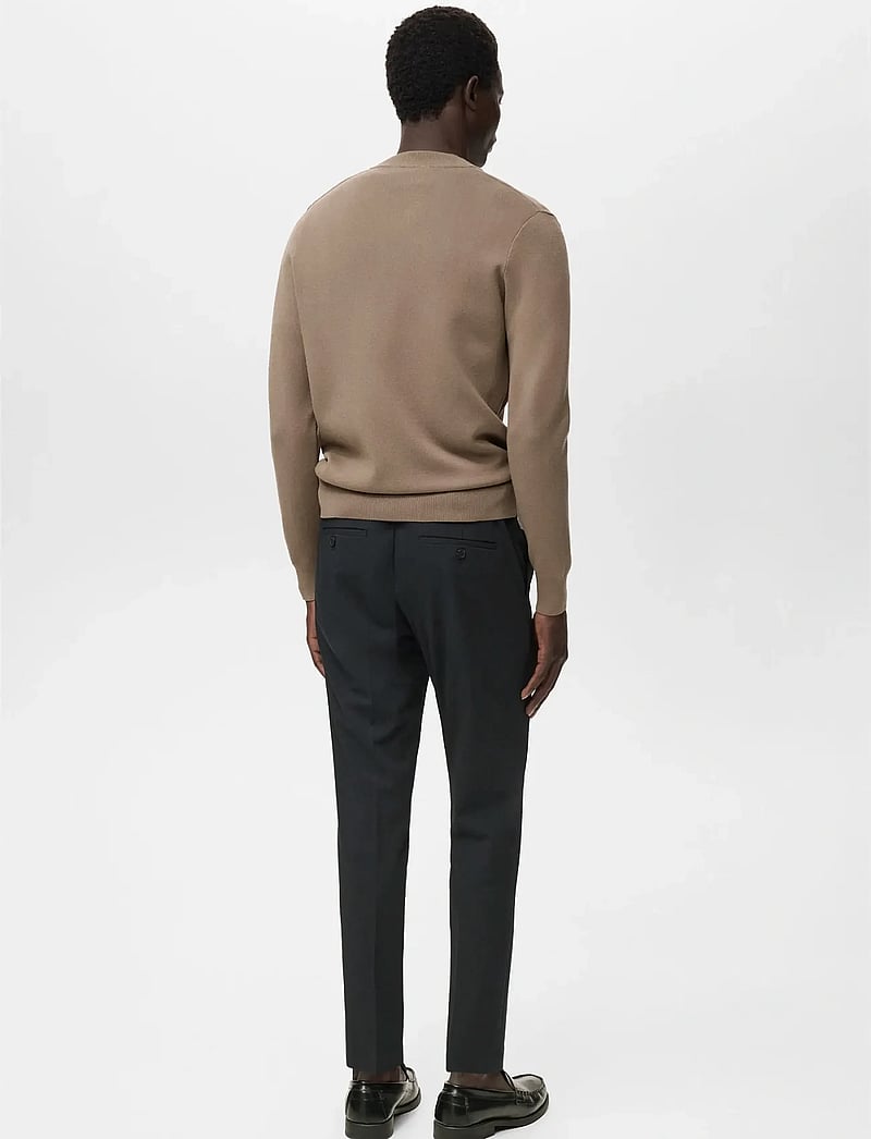 Mango - Zipped knit cardigan - fullzip strik - medium brown - 3