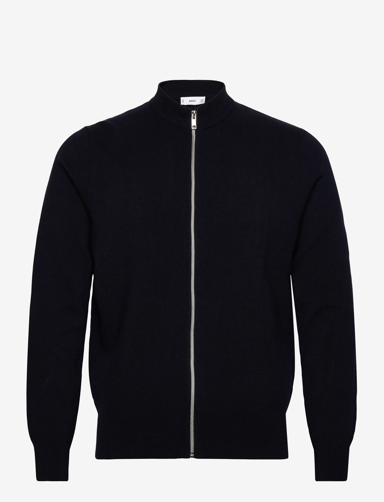 Mango - Zipped knit cardigan - fullzip strik - navy - 0