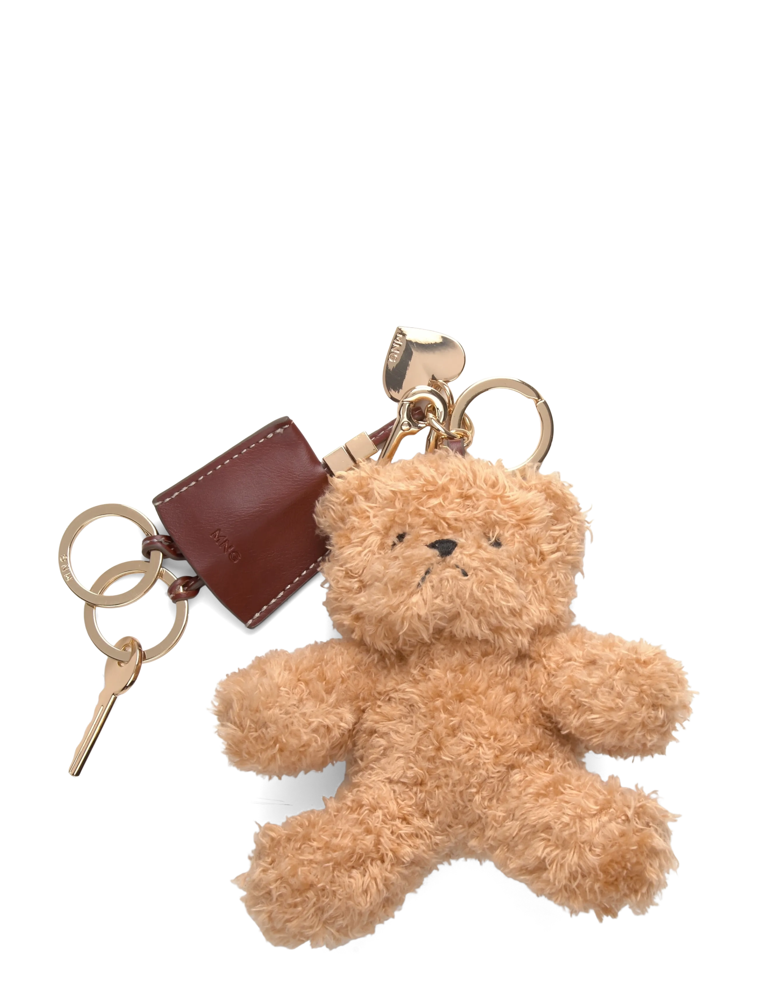 Bear keyring - MEDIUM BROWN