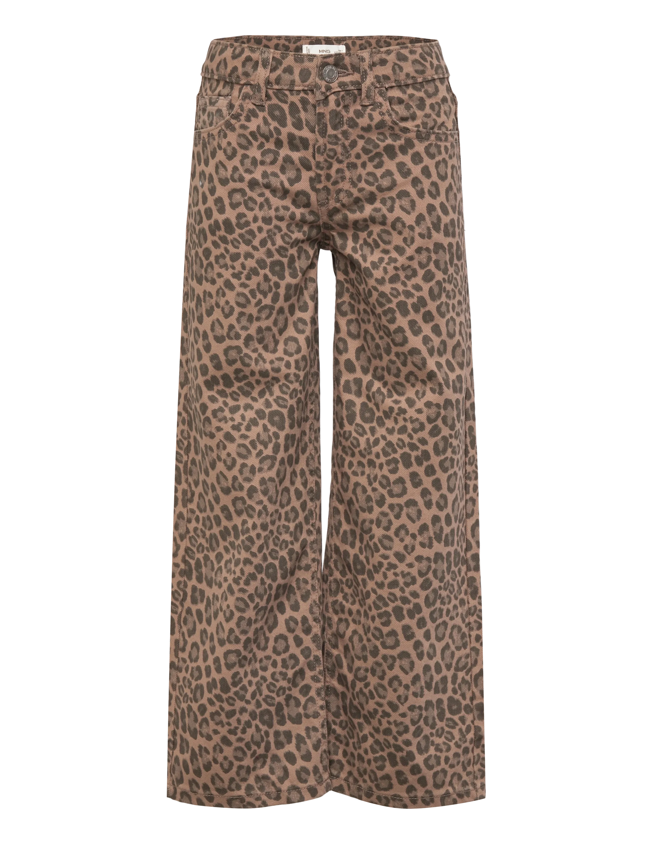 Animal print jeans - BROWN