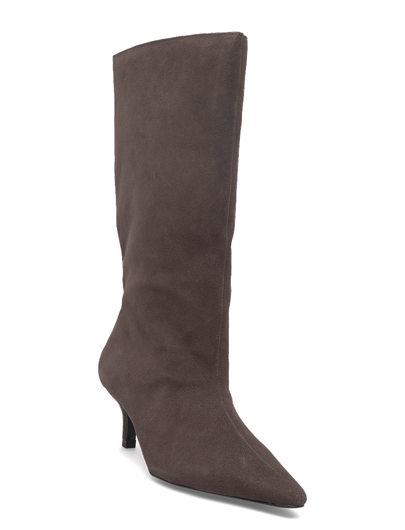 Mango Suede Kitten-heel Boots (Dark Brown/Braun) CHF89 Boozt