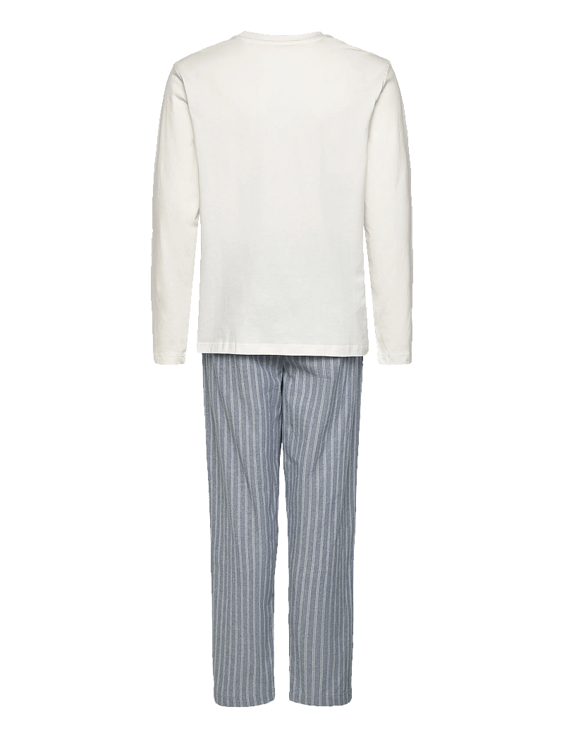 Mango - Striped long pyjamas - pyjama-sets - medium blue - 2