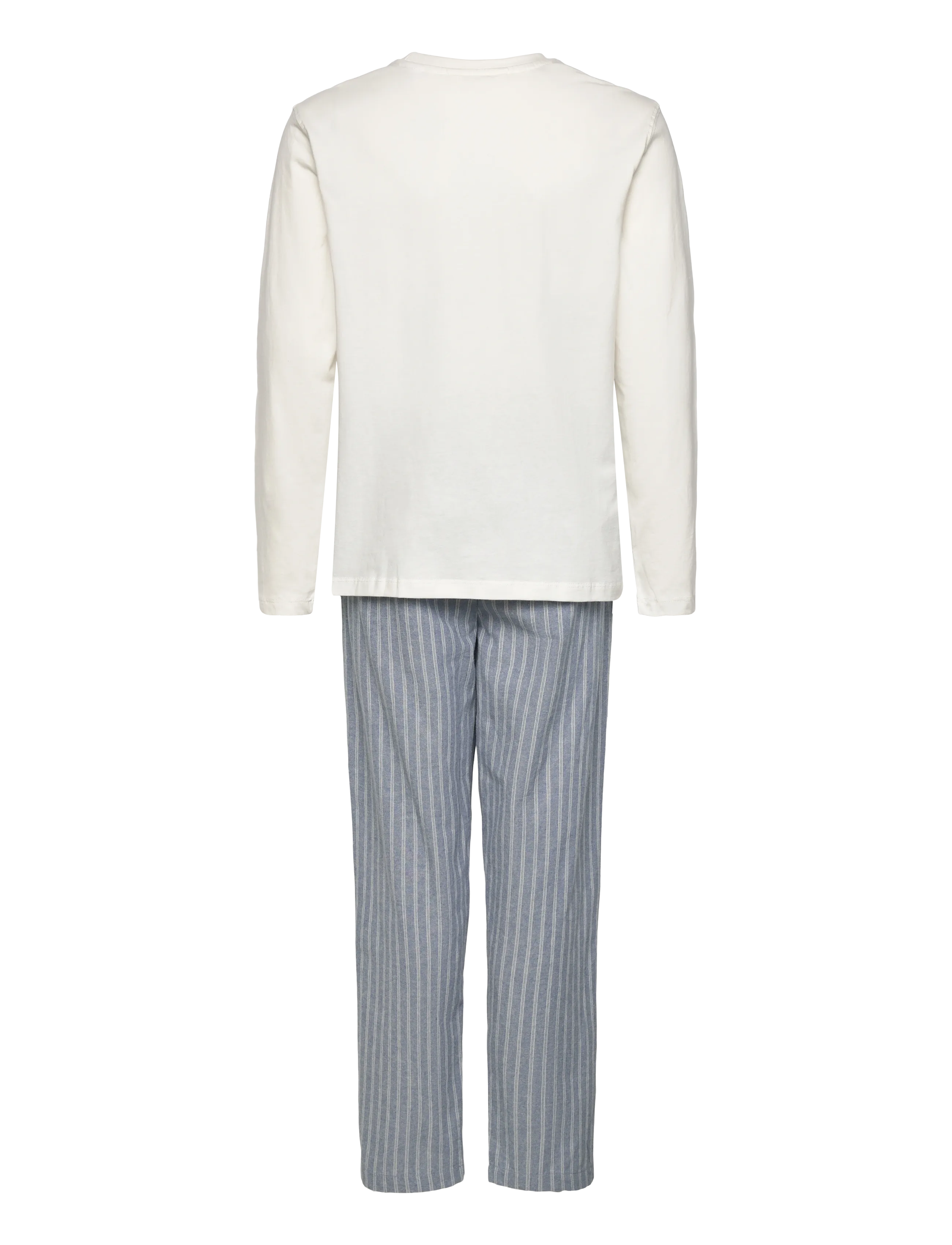 Mango - Striped long pyjamas - sets - medium blue - 2