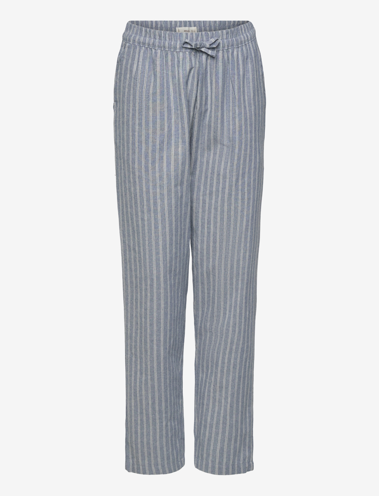 Mango - Striped long pyjamas - pyjama-sets - medium blue - 3