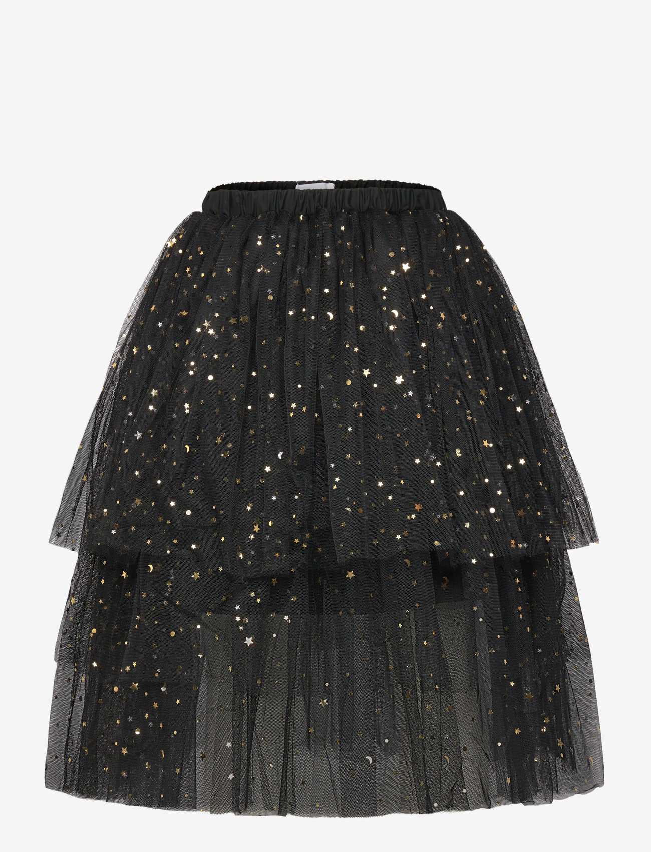 Mango - Star tulle skirt - tylnederdel - black - 0