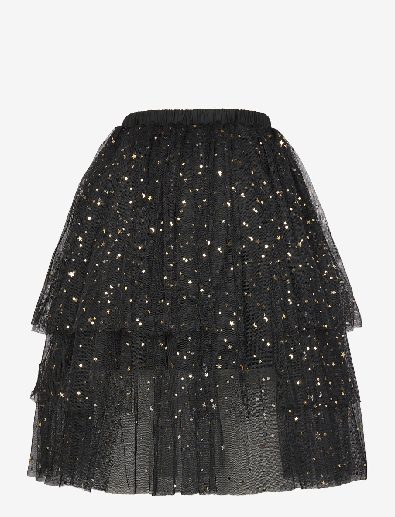 Mango - Star tulle skirt - tylnederdel - black - 1