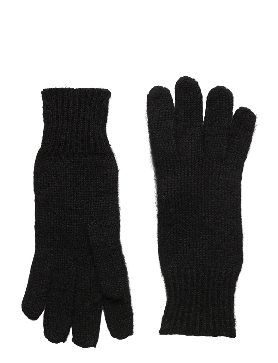 Mango - Knitted gloves - fingervantar - black - 1