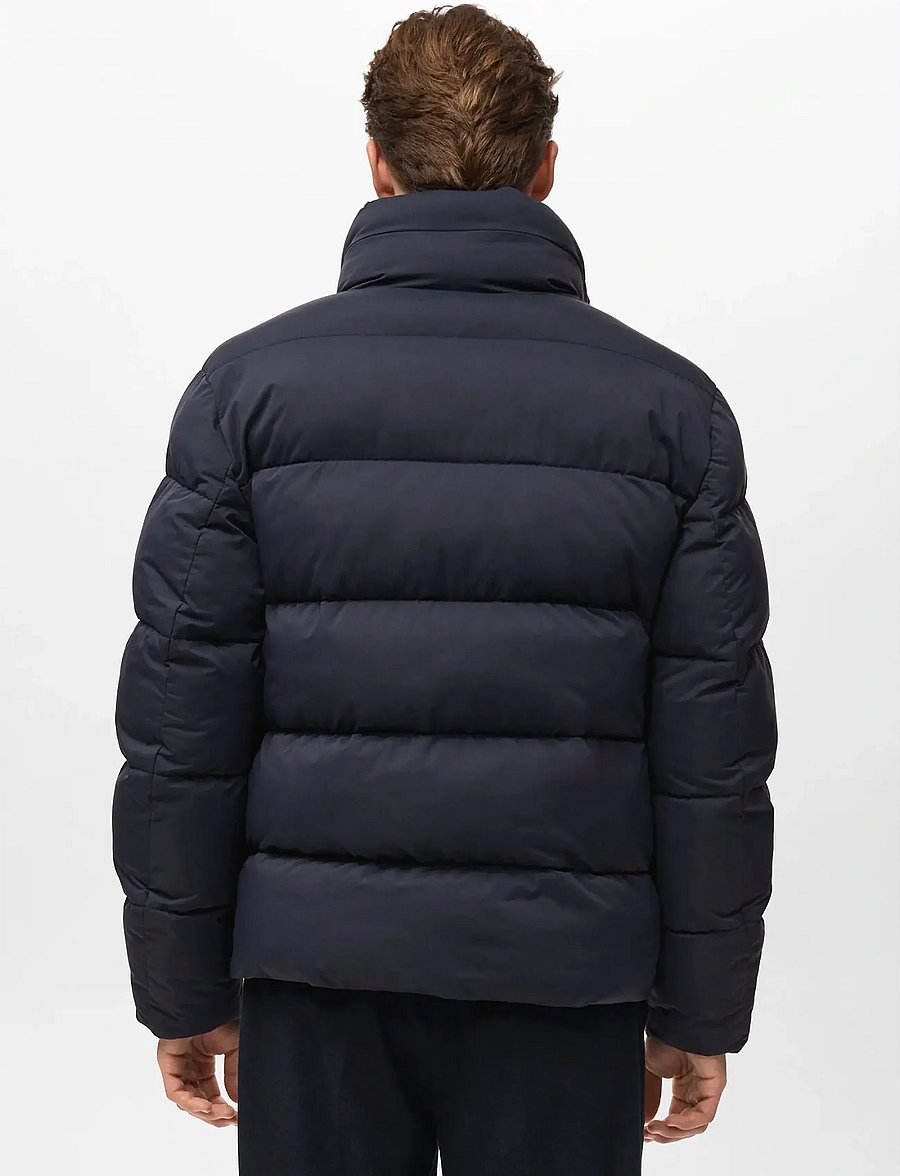 Mango - Short water-repellent puffer jacket - forårsjakker - navy - 4