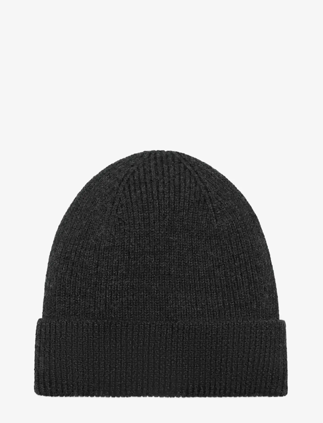 Mango - Ribbed wool hat - accessories - dark grey - 0