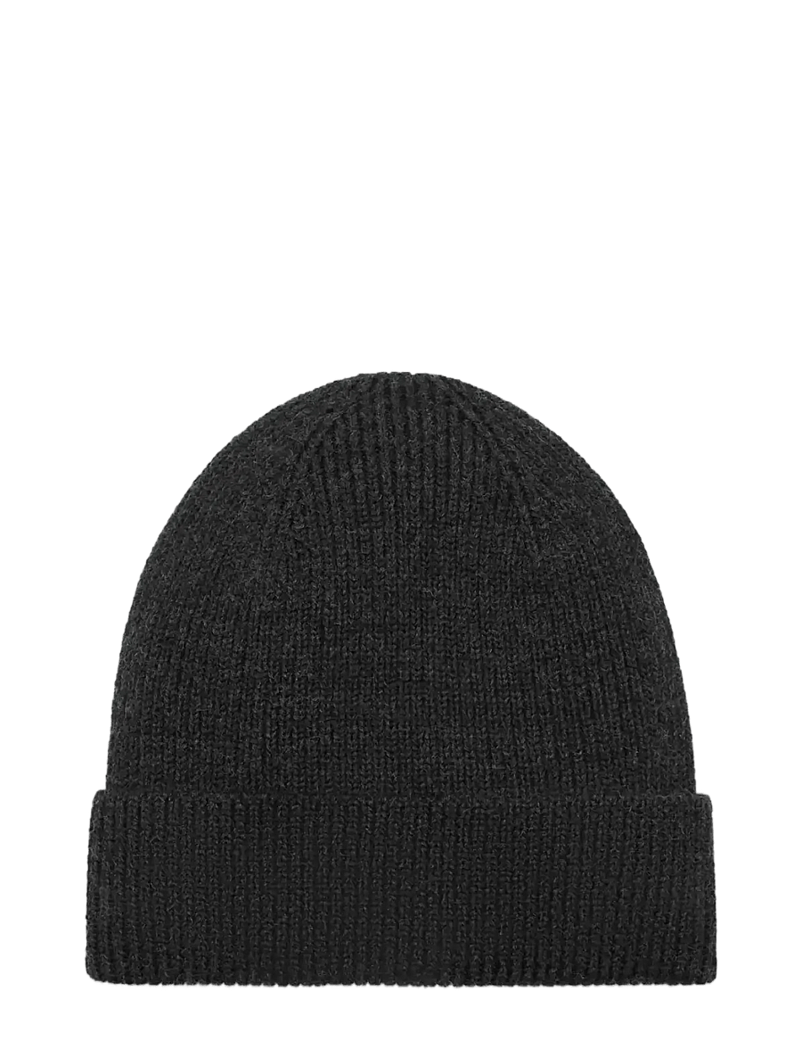 Mango - Ribbed wool hat - kollektioner - dark grey - 1