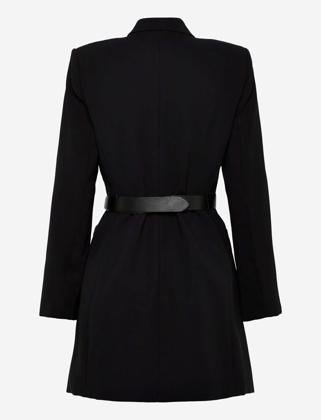 Mango - Blazer-style dress with belt - black - 2