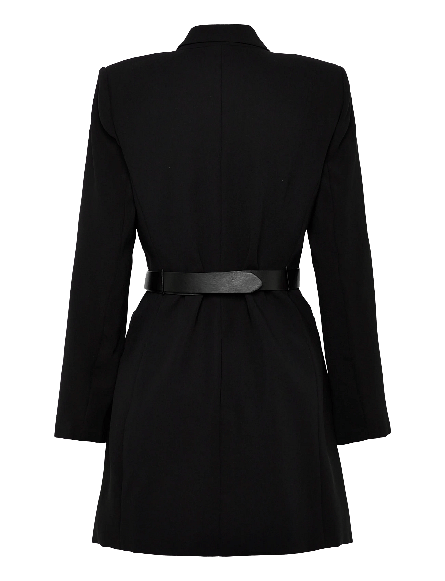 Mango - Blazer-style dress with belt - cocktailkjoler - black - 2
