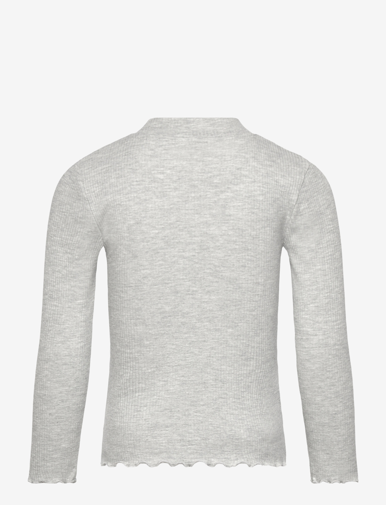 Mango - Ribbed high neck t-shirt - langärmelig - lt pastel grey - 1