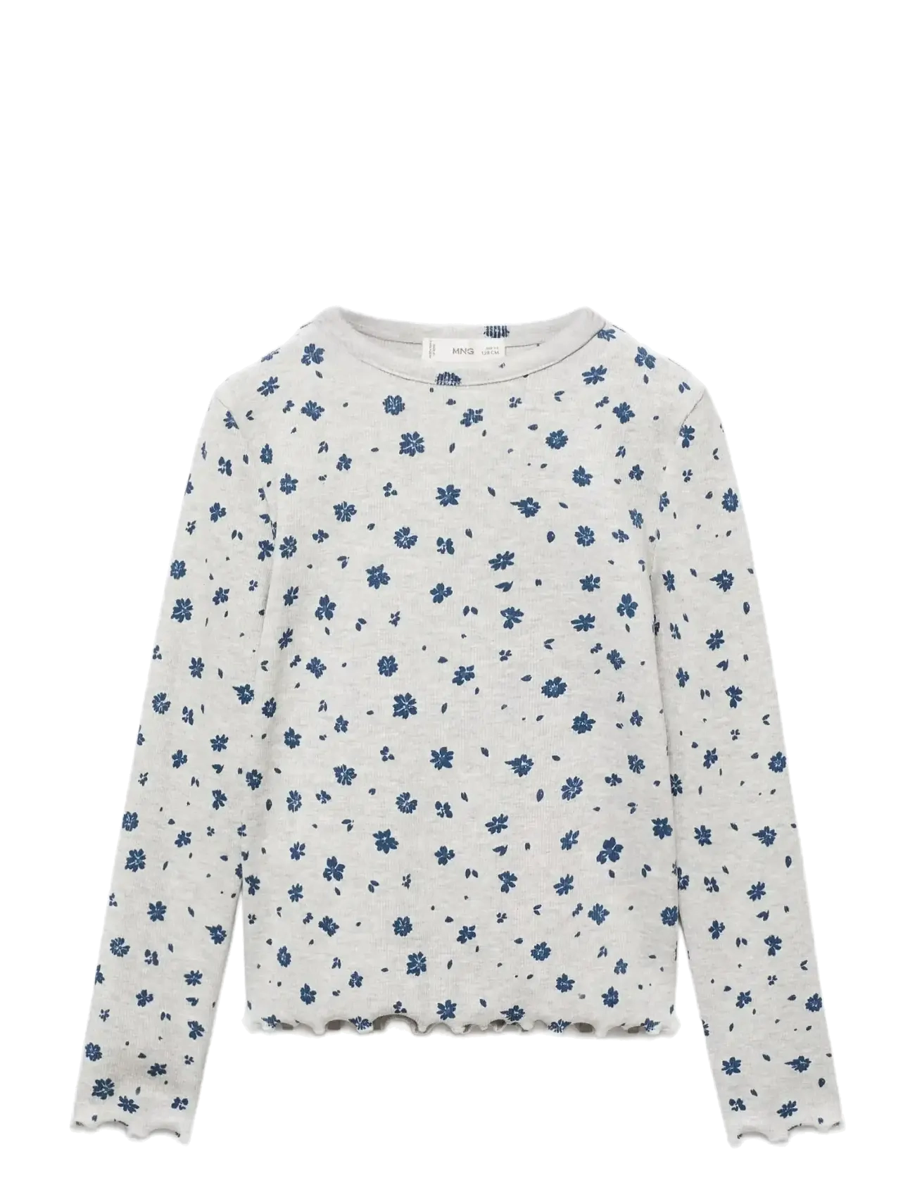 Mango Floral-print t-shirt - Super Deals heute - LT PASTEL GREY / grey