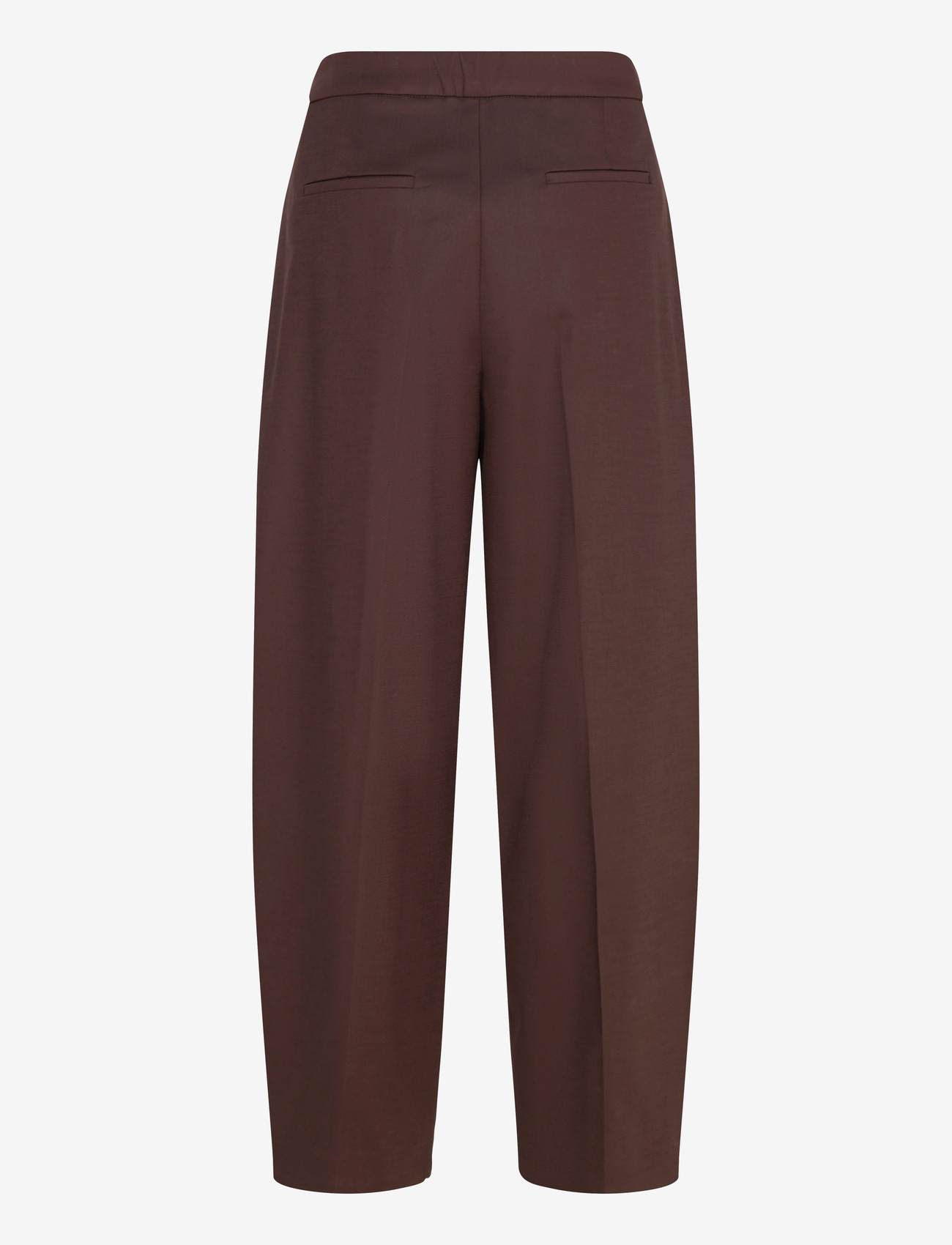 Mango - Pleated wide leg trousers - bukser med brede ben - dark brown - 2