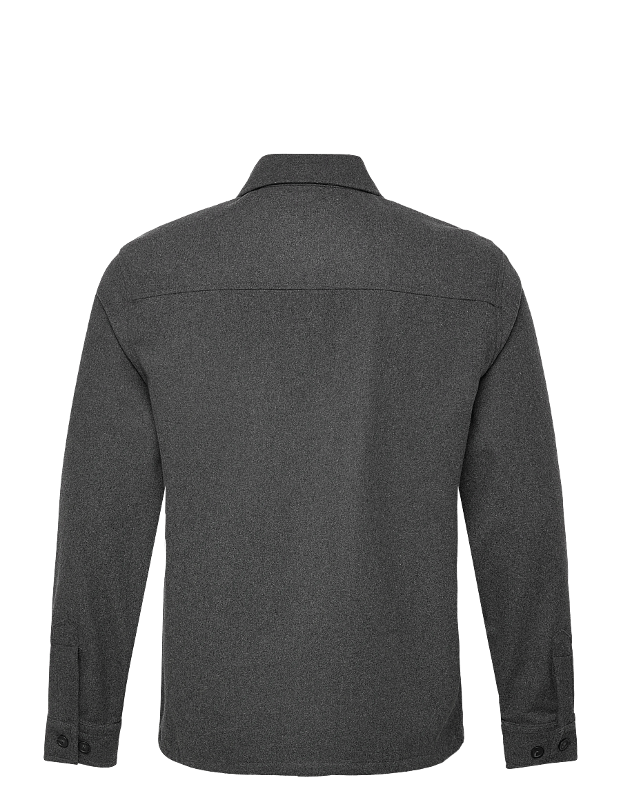 Mango - Wool overshirt with pockets - kollektioner - grey - 2