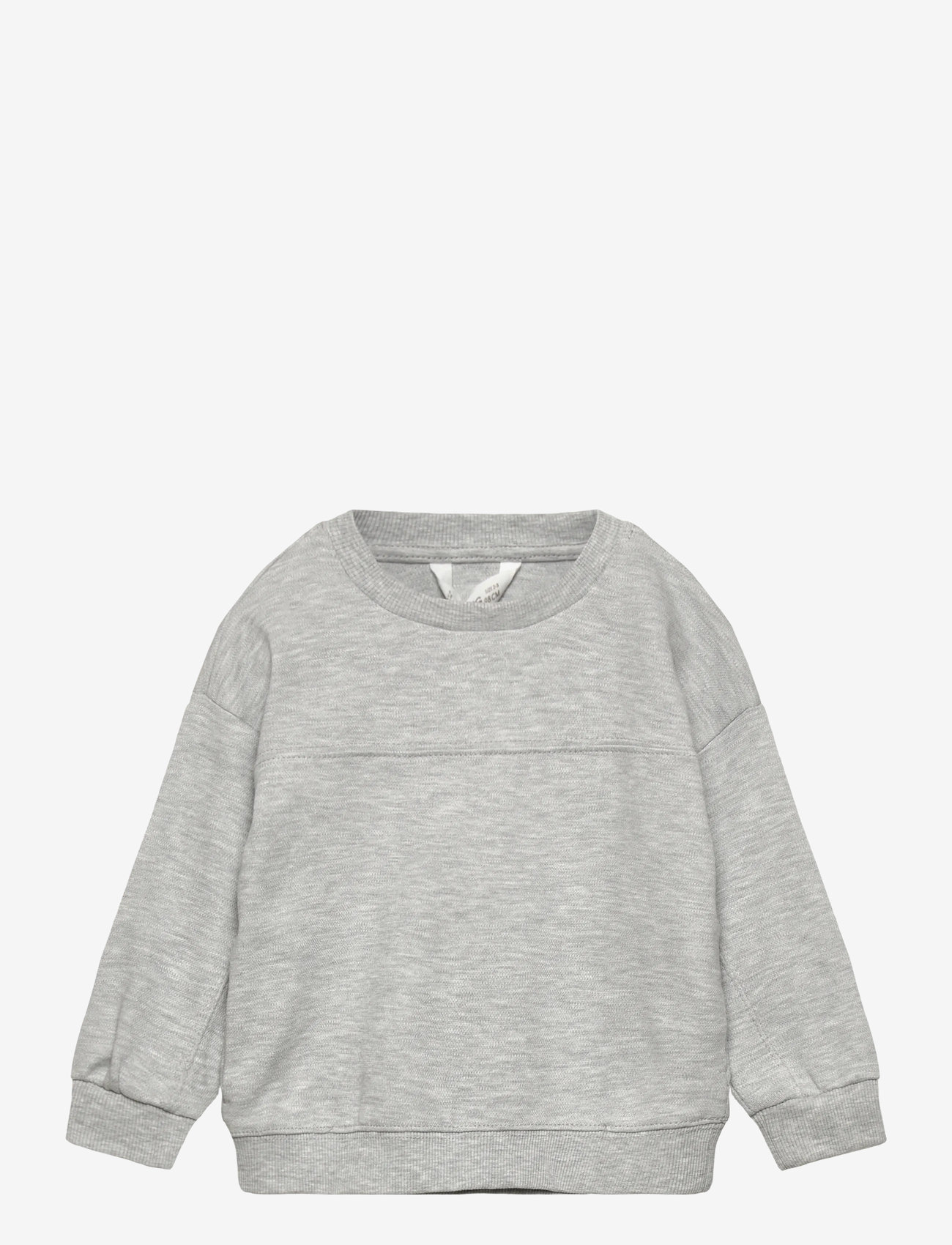 Mango - Oversize cotton sweatshirt - sweatshirts - medium grey - 0