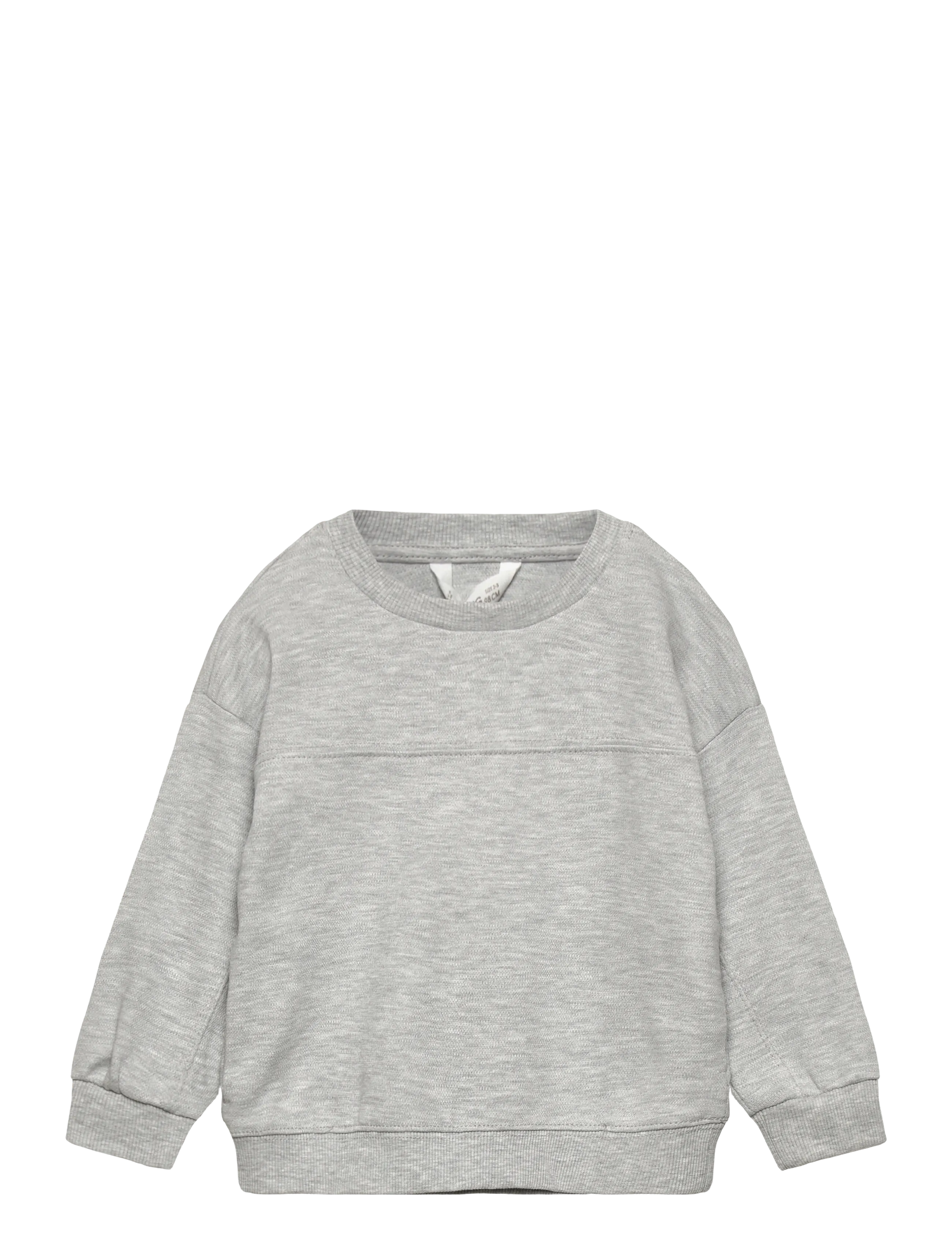 Oversize cotton sweatshirt - MEDIUM GREY