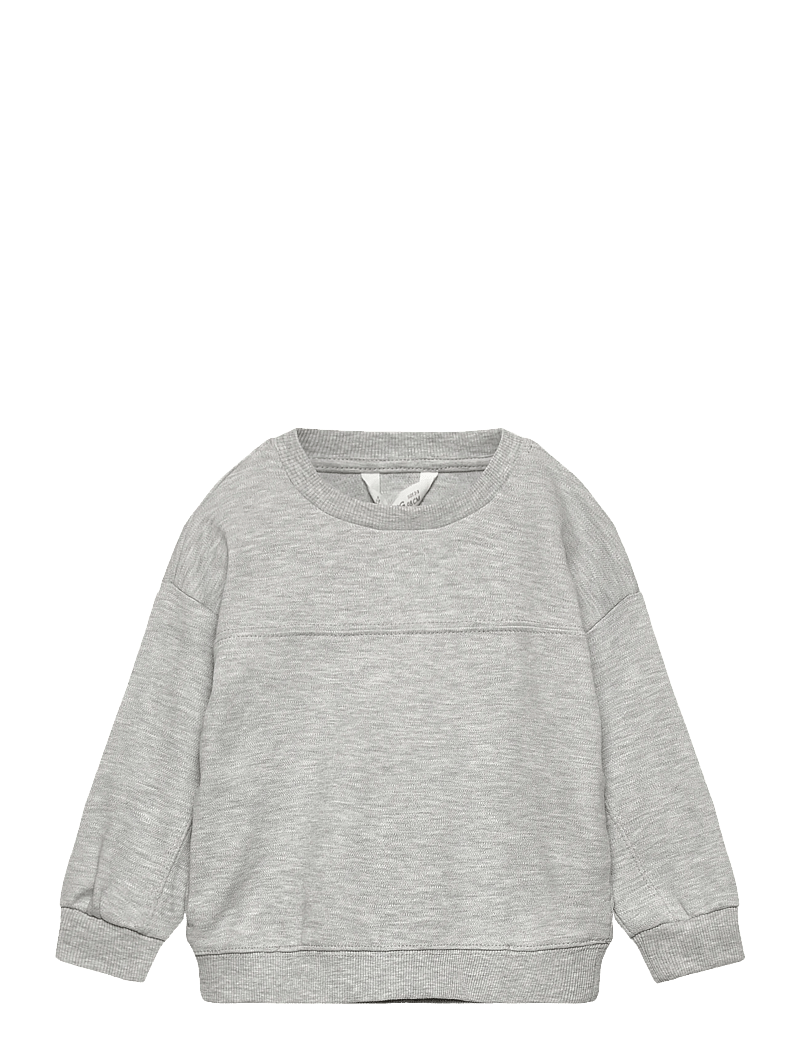 Mango - Oversize cotton sweatshirt - sweatshirts - medium grey - 1