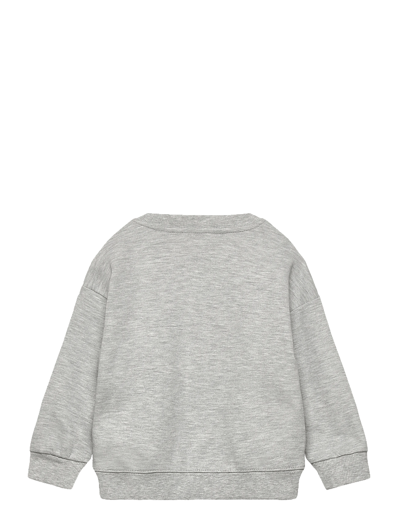 Mango - Oversize cotton sweatshirt - sweatshirts - medium grey - 2