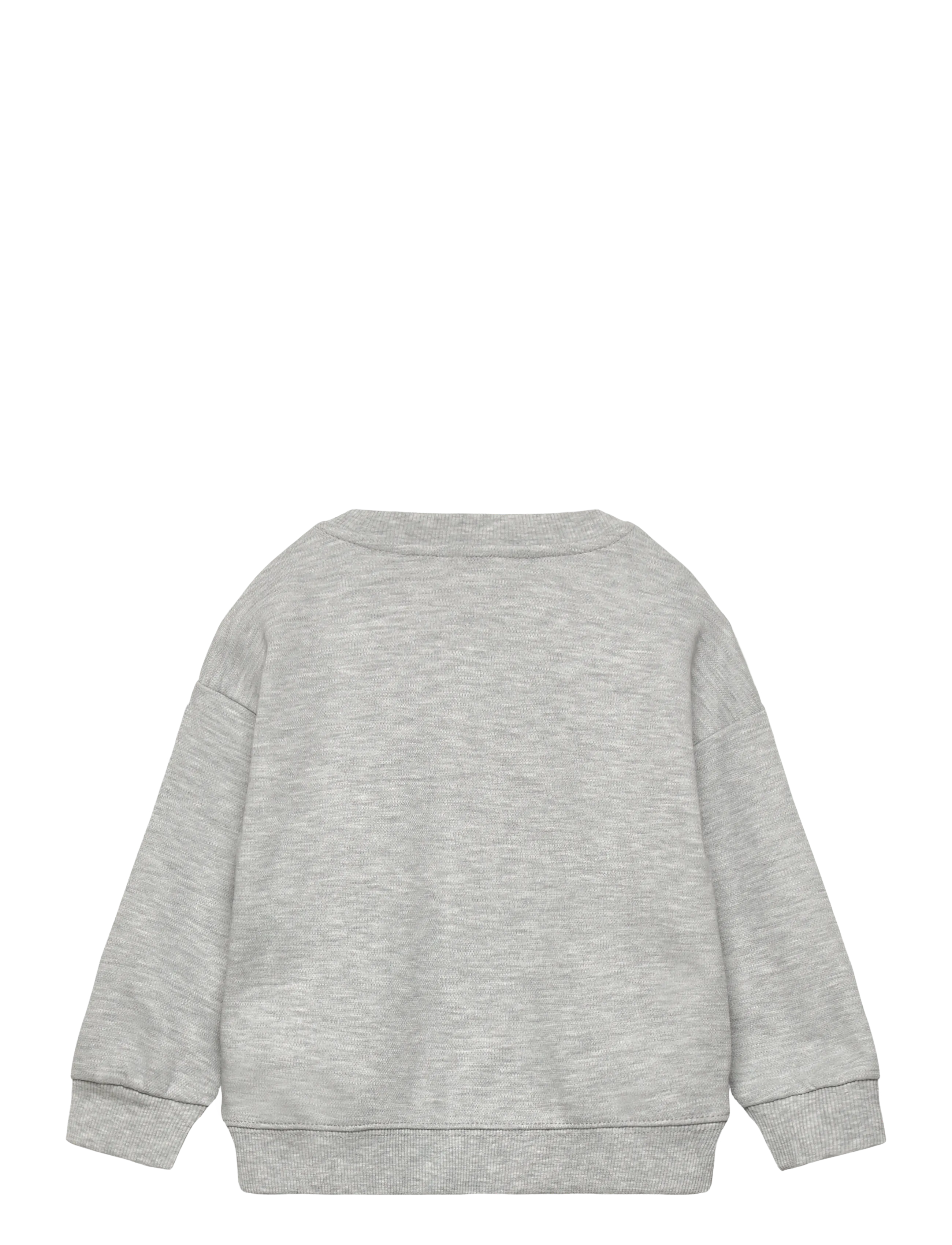 Mango - Oversize cotton sweatshirt - sweatshirts - medium grey - 2