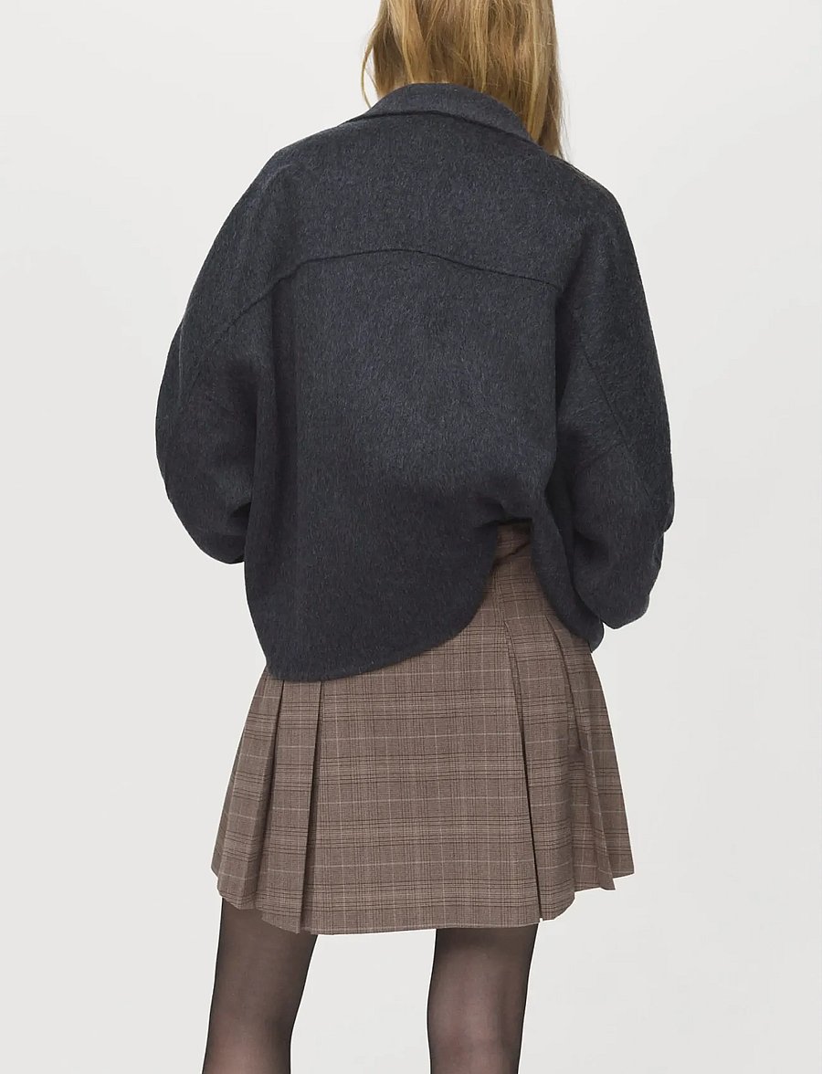 Mango - Pleated mini-skirt - faltenröcke - medium brown - 2