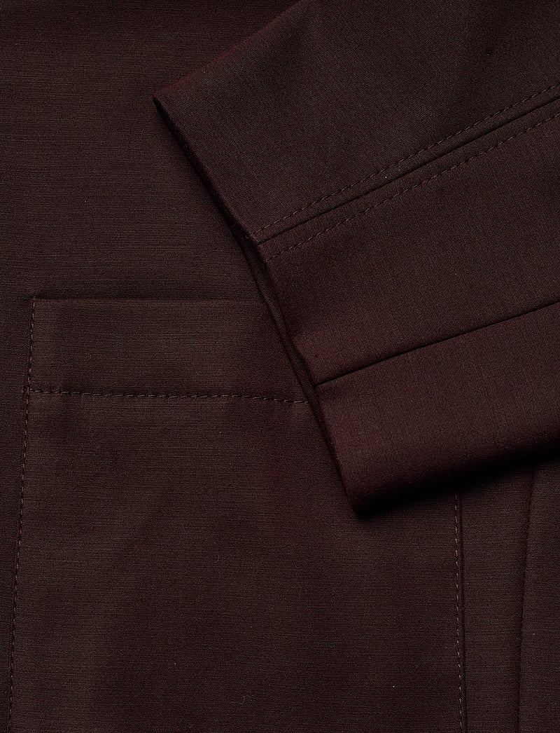 Mango - Cropped jacket with pockets - frühlingsjacken - dark brown - 5