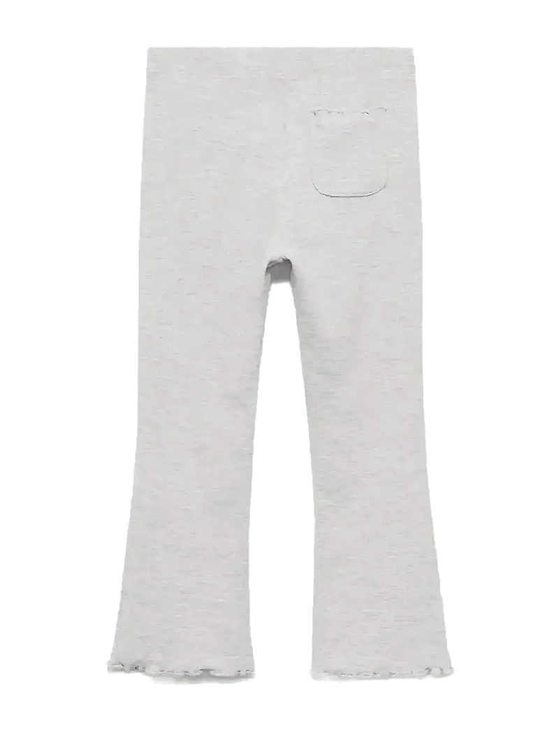 Mango - Ribbed flared leggings - leggings - medium grey - 2