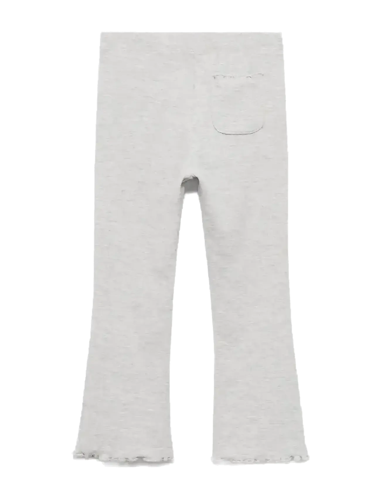 Mango - Ribbed flared leggings - medium grey - 2
