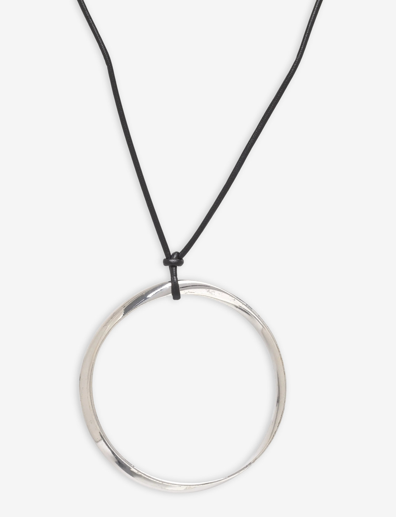 Mango - Hoop pendant necklace - halskæder med vedhæng - silver - 1