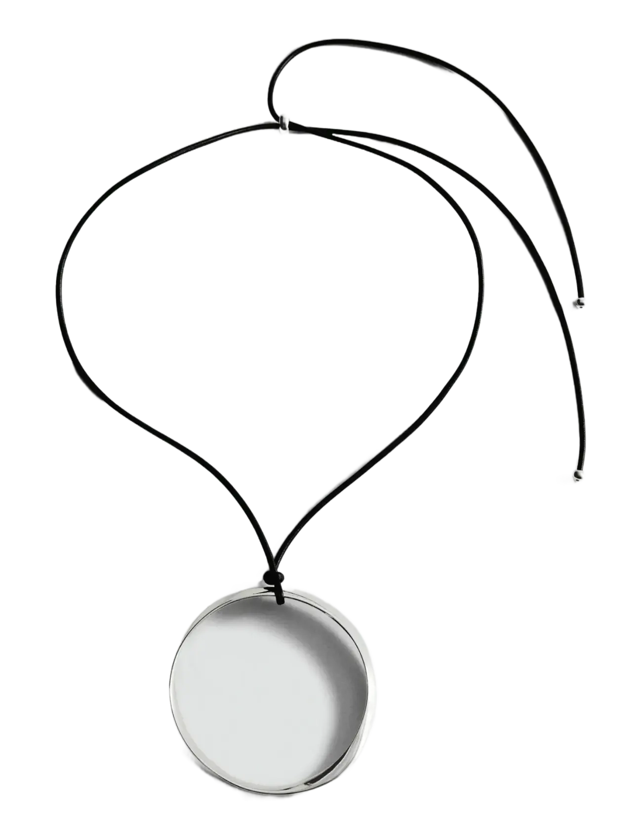 Mango Hoop pendant necklace - Julklappar - SILVER / silver