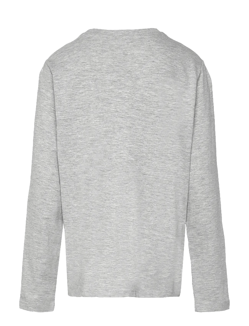 Mango - Long-sleeved t-shirt with pocket - langærmede t-shirts - medium grey - 2