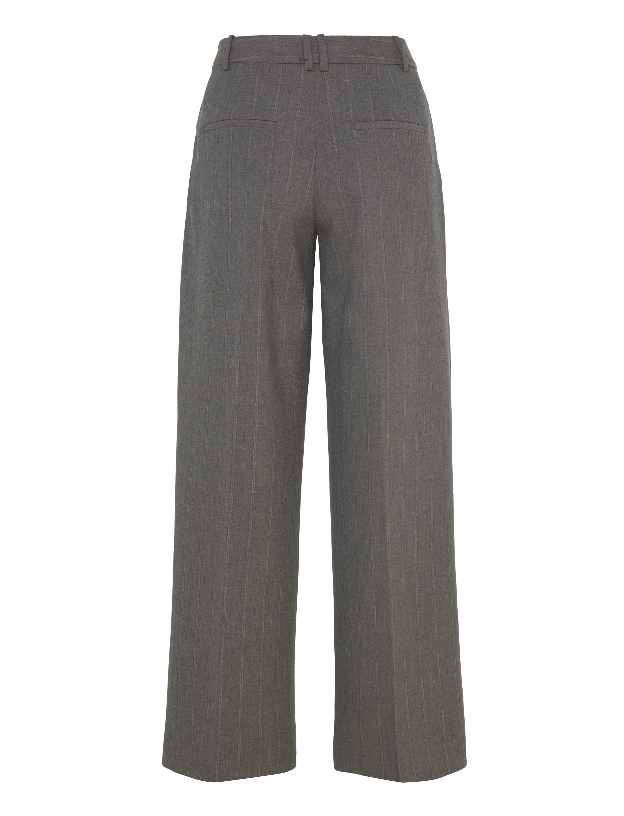 Mango - Pleated wide leg trousers - hosen mit weitem bein - grey - 2