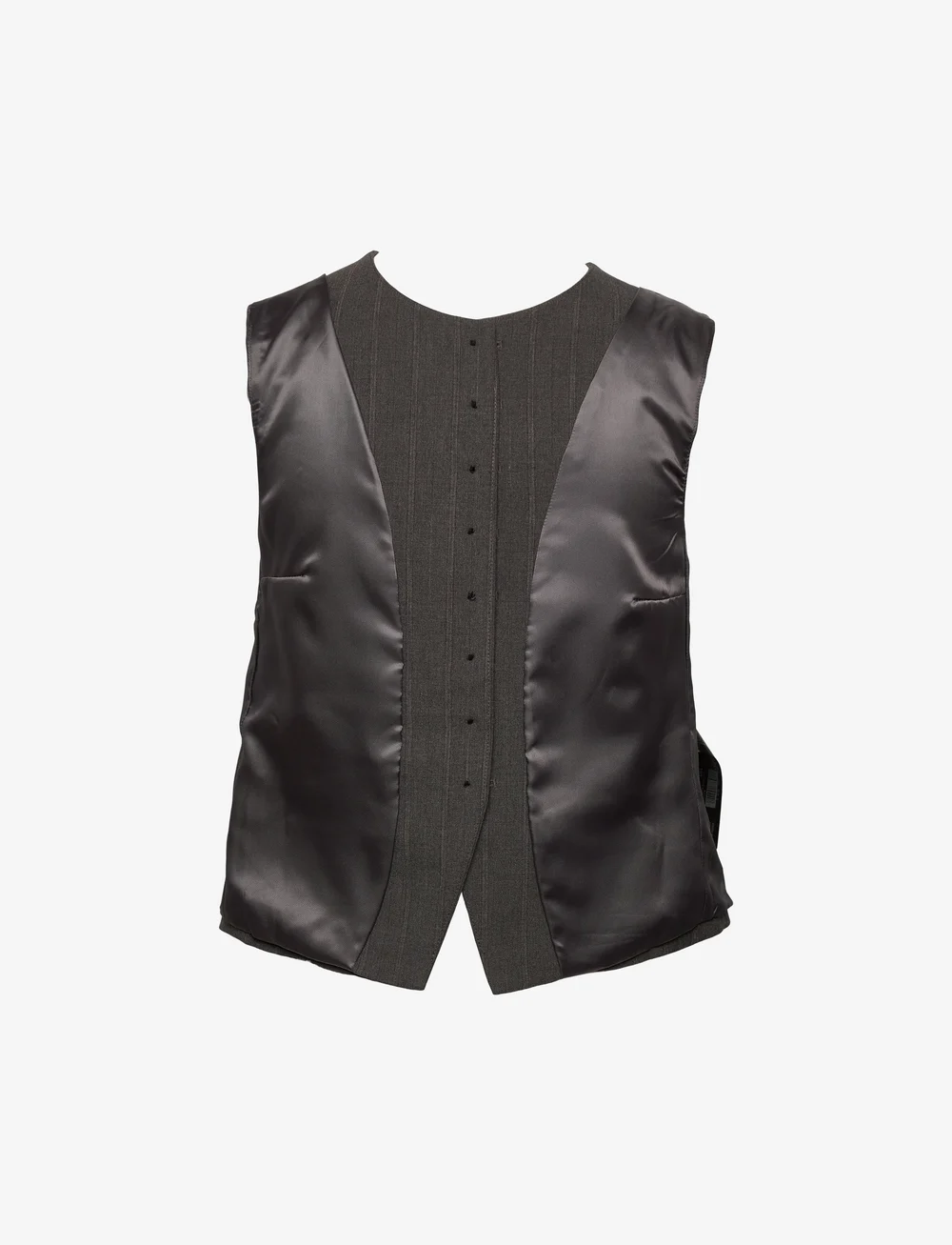 Mango - Suit waistcoat with buttons - strikveste - grey - 2