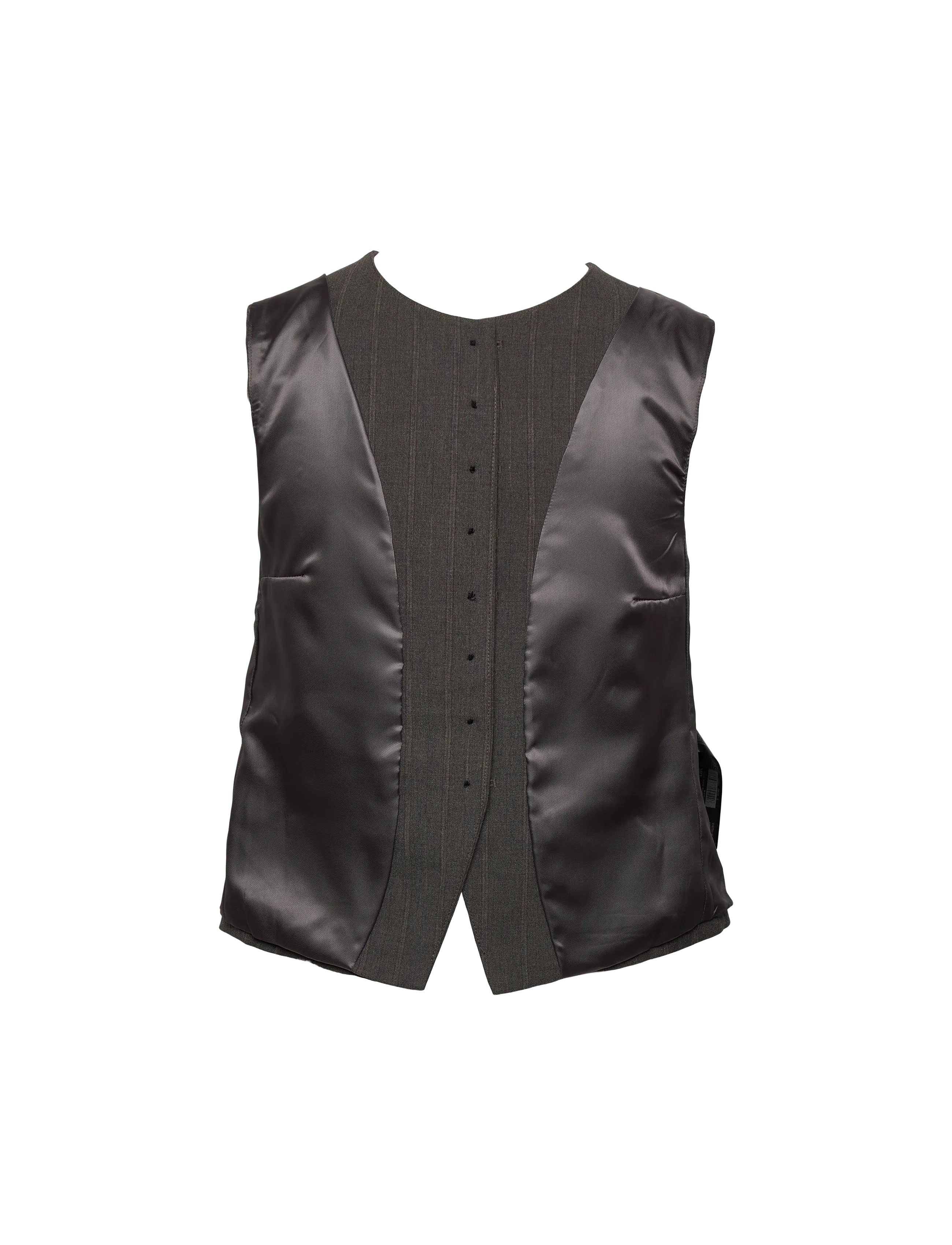 Mango - Suit waistcoat with buttons - mouwloze blazers - grey - 3