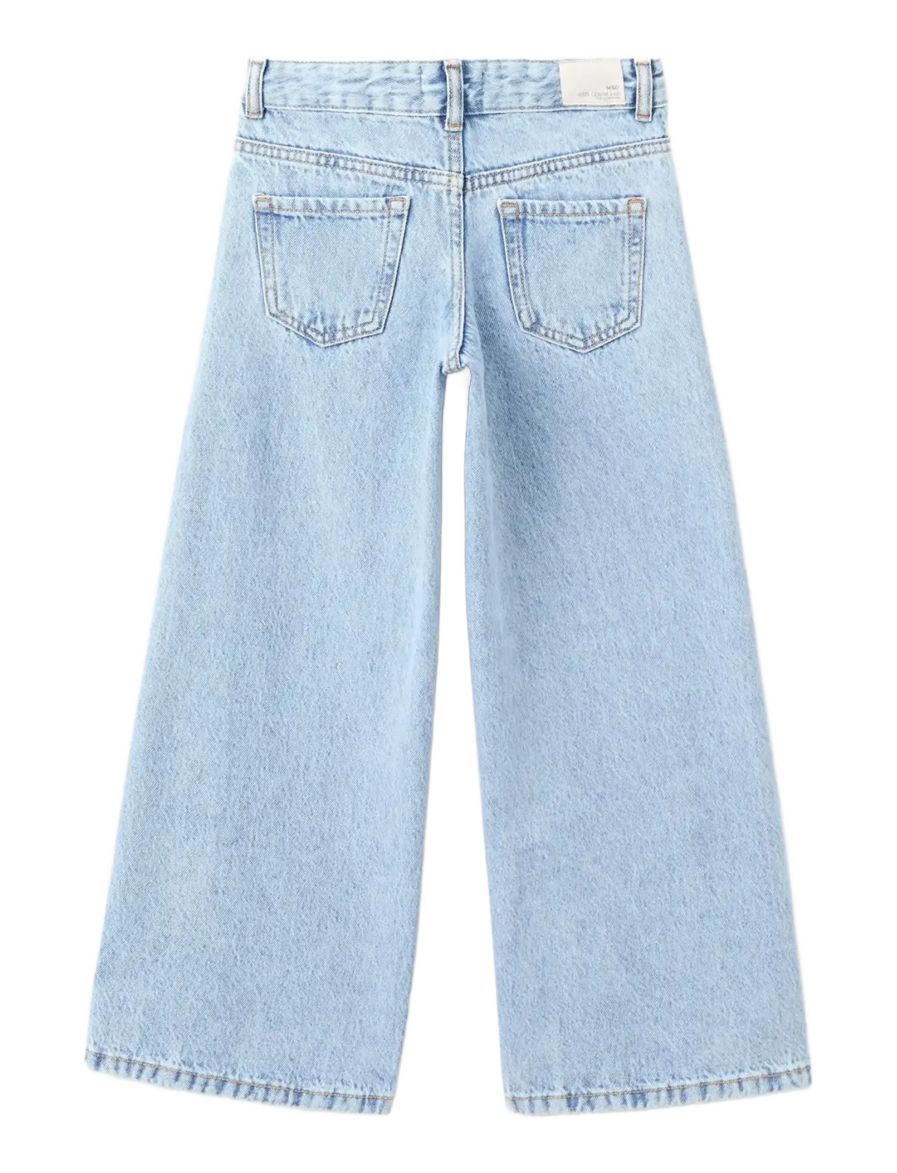 Mango - Wide leg studded jeans - brede jeans - open blue - 2