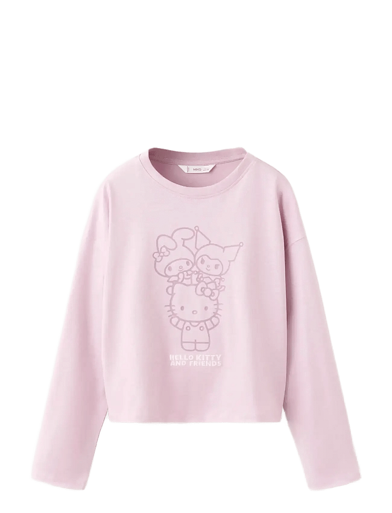 Mango - Hello Kitty t-shirt - langärmelig - pink - 1