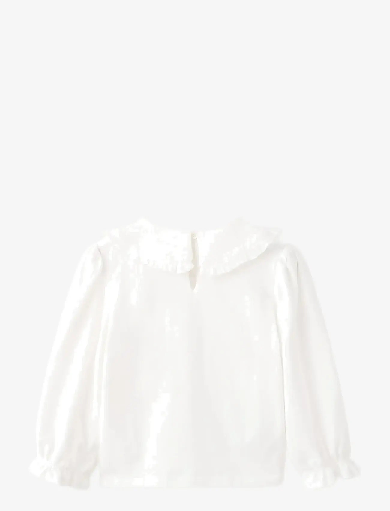Mango - Embroidered cotton T-shirt - bluser & tunikaer - natural white - 2